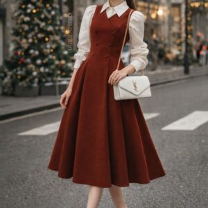 Sleeveless Layered Vest  Neckline: Mock Neck / High Neck