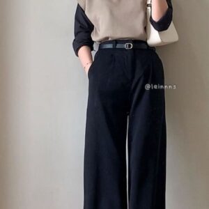 Minimalist Mock-Neck Sleeveless Layered Vest